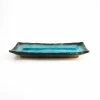 Kiji Stoneware & Ceramics Japanese Tableware Oblong Turquoise Platter