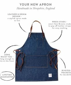 Risdon & Risdon Denim Street Apron Cookware