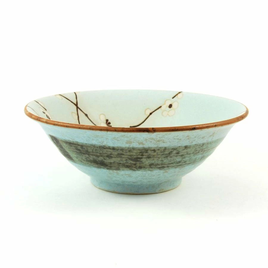 Kiji Stoneware & Ceramics Tableware Sakura Blossom Soup Bowl 19.5cm Dia