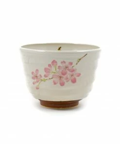 Kiji Stoneware & Ceramics Sakura Blossom Matcha Bowl