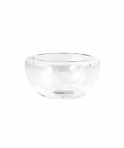 Portuguese Tableware Small Double Wall Glass Bowl X 6 120ml Tableware