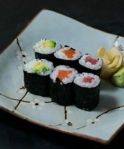 Kiji Stoneware & Ceramics Sakura Blossom Square Plate