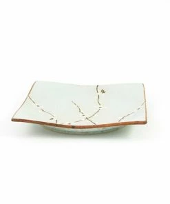 Kiji Stoneware & Ceramics Sakura Blossom Square Plate