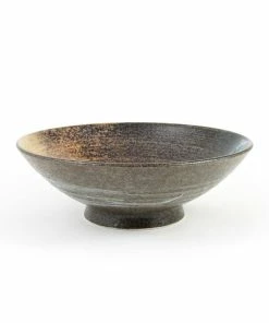 Kiji Stoneware & Ceramics Blue-Black Glaze Bowl