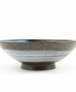 Kiji Stoneware & Ceramics Blue-Black Glaze Bowl