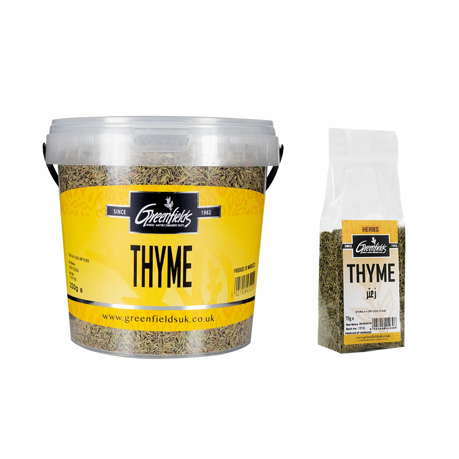 Ingredients Greenfields Thyme