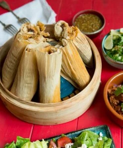 Chinese Cookware 2-Tier Bamboo Steamer With Lid 8" Dia