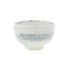 Kiji Stoneware & Ceramics White & Grey Swoosh Noodle Bowl Tableware